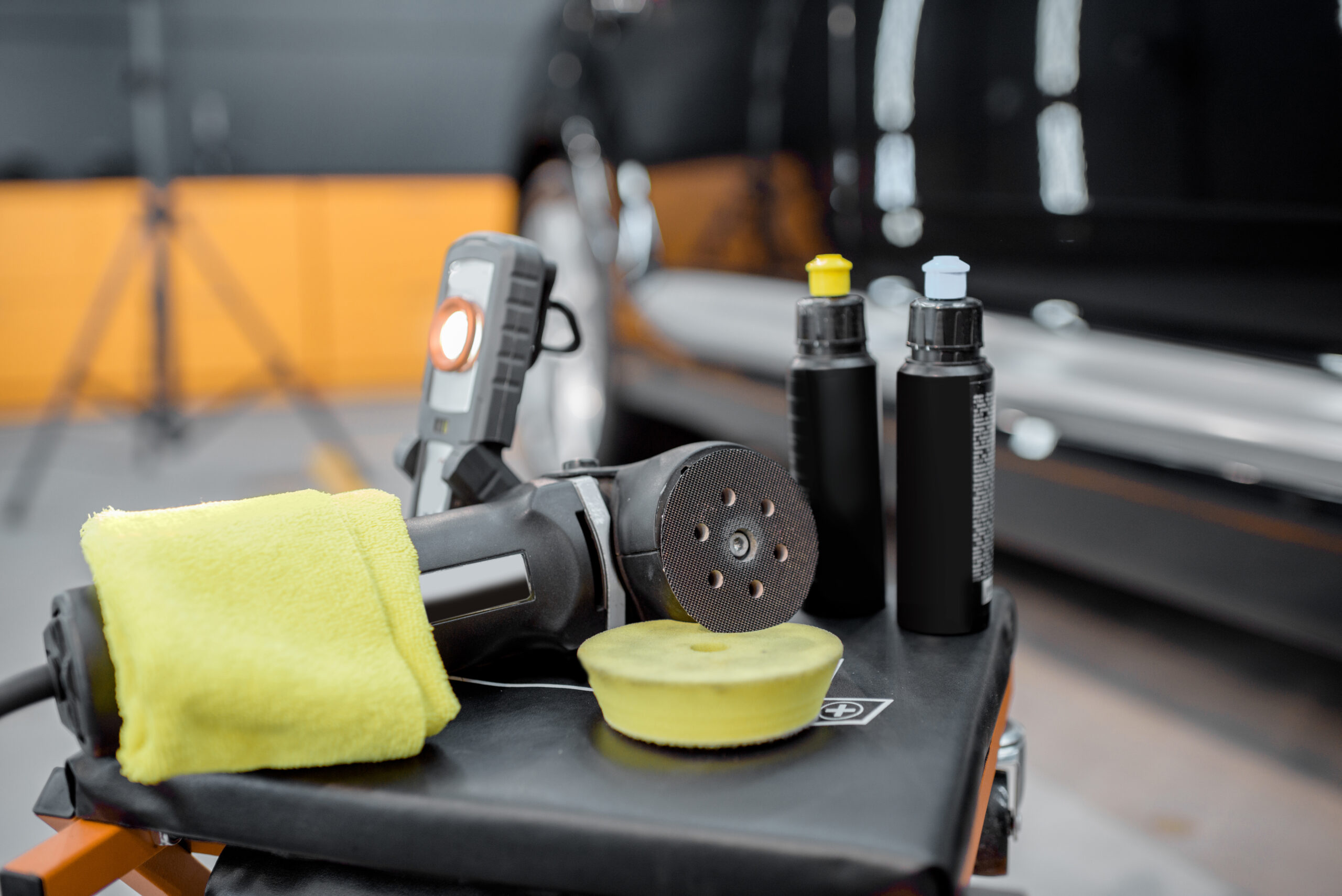 a polishing tools on a table